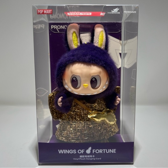 [NEW] POPMART LABUBU×PRONOUNCE WINGS OF FORTUNE Bag Charm - SEE DESCRIPTION - Picture 1 of 14
